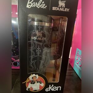 Barbie X Stanley Ken Barbie 40oz Quencher Tumbler.